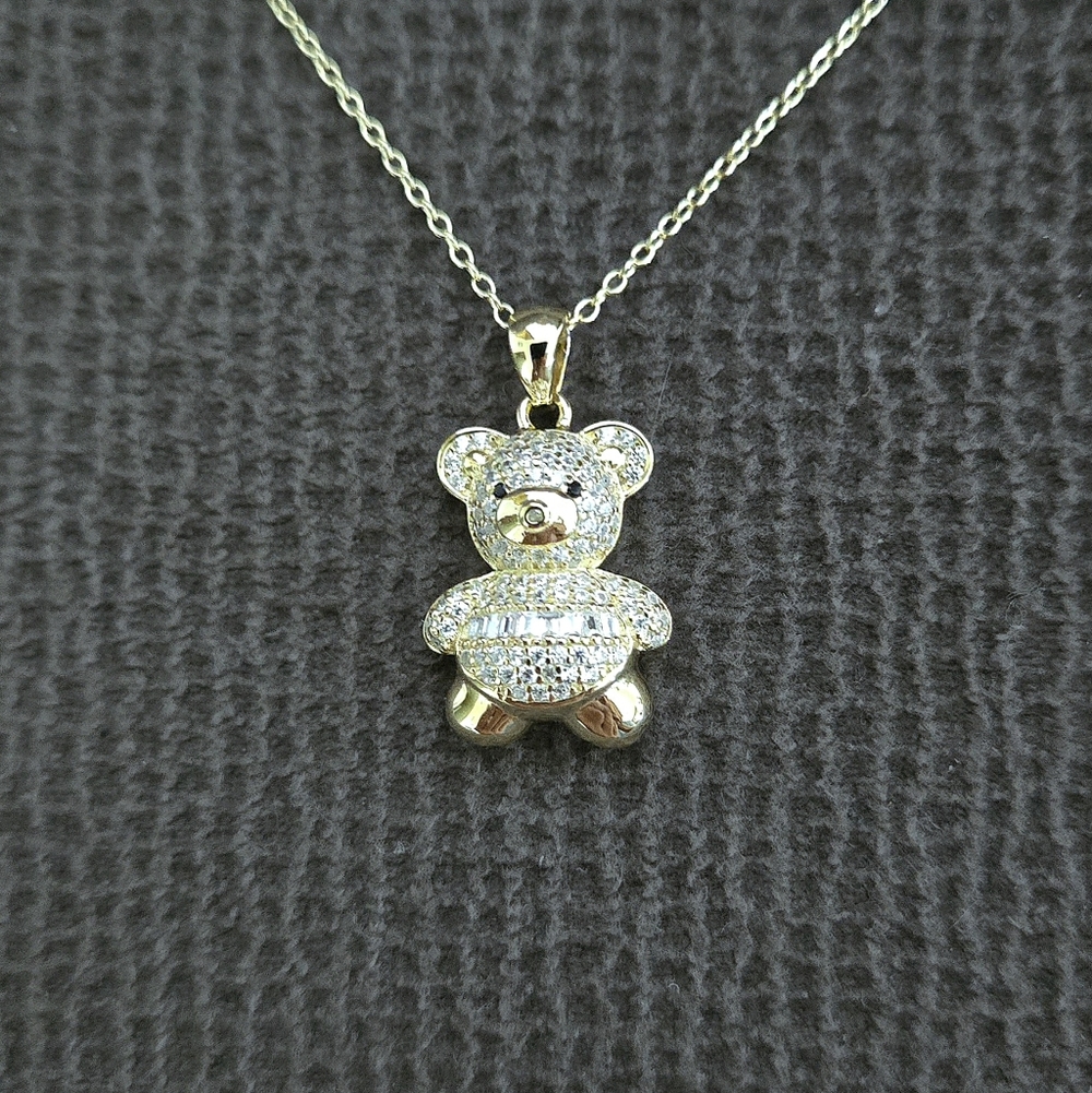 Cote d'Argent Gold💛 Teddybear🧸 Pendant Necklace - NWT